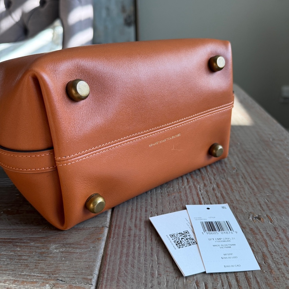 Coach Soft Empire Carryall Bag 21 - Toffee - Picture 4 of 5